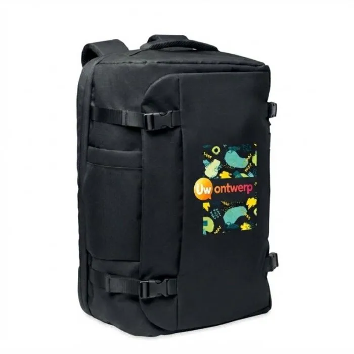Gepersonaliseerde reistas 40 L voor 17" laptop met verstevigde rugzijde