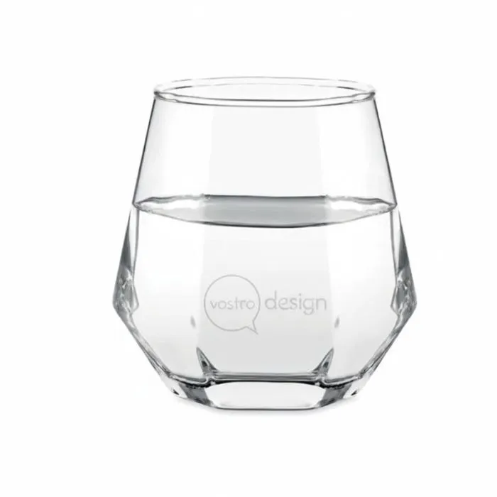 Bicchiere personalizzato da 300 ml a forma di diamante - KIMBERO