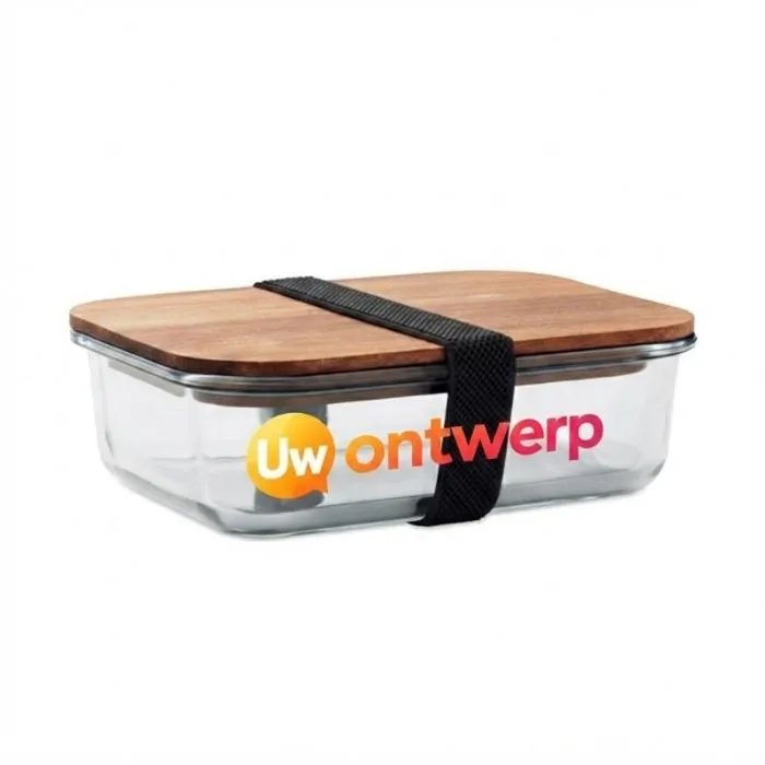 Personaliseerbare glazen lunchbox van 800 ml - VITRIO LUNCH