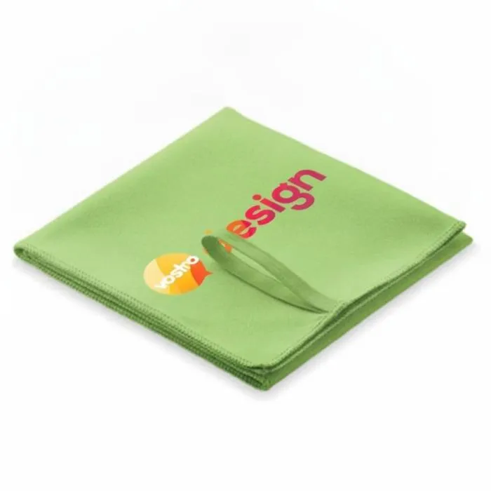 Asciugamano in microfibra 30x50 cm, ad asciugatura rapida, personalizzabile - ATOLL 30