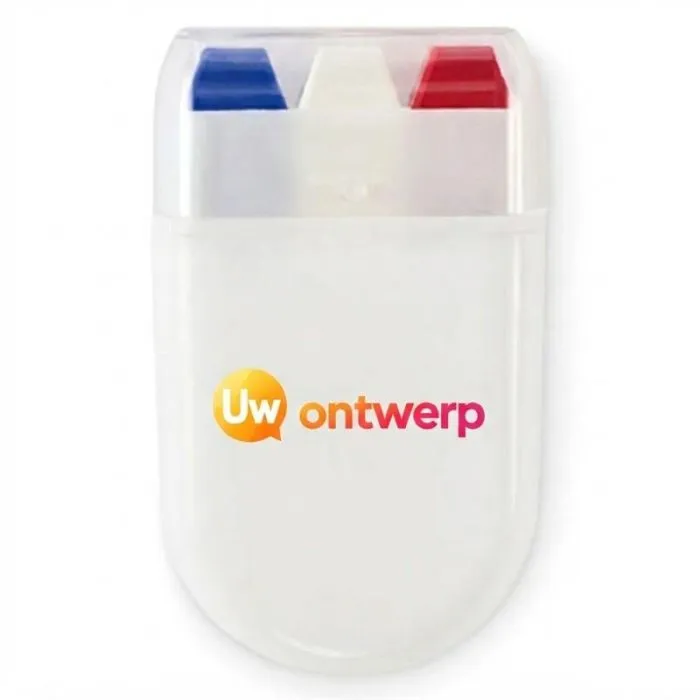 Personaliseerbare make-upstift in de vorm van een vlag, met verf en was - CHEER