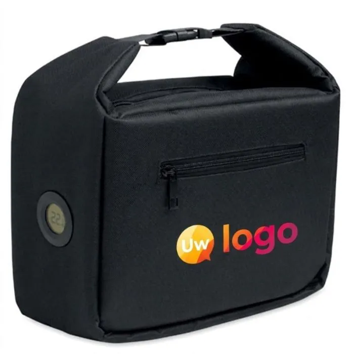 RPET-koeltas van 5 liter met personaliseerbare temperatuurindicator - WINTRY