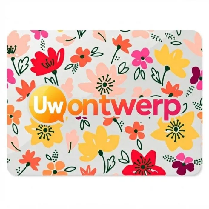 Rechthoekige PVC-magneet met personaliseerbare laminering - MAGREC 75