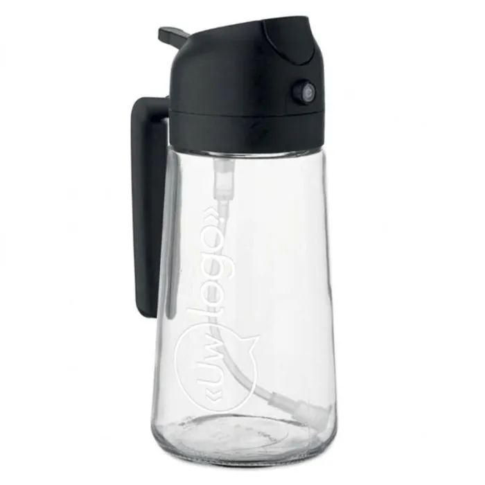 2-in-1 glazen oliespray 450 ml, personaliseerbaar - DIP