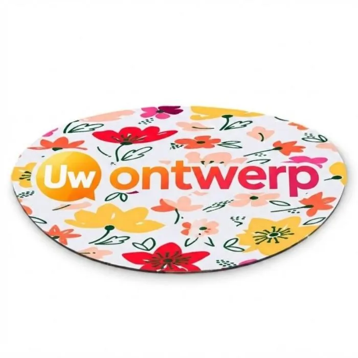 Ronde, personaliseerbare muismat van 21 cm, antislip - SULIMDOT