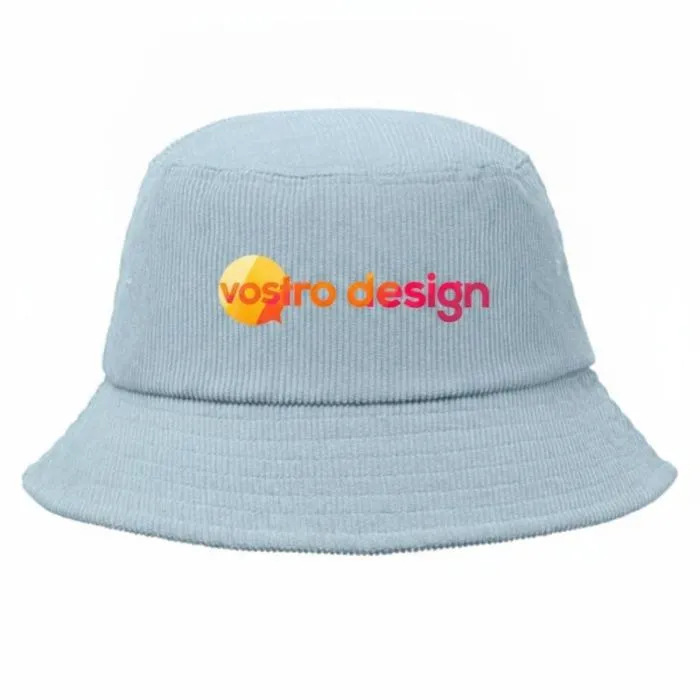 Cappellino pubblicitario in velluto a coste di poliestere da 220 g, personalizzabile - SCOOP