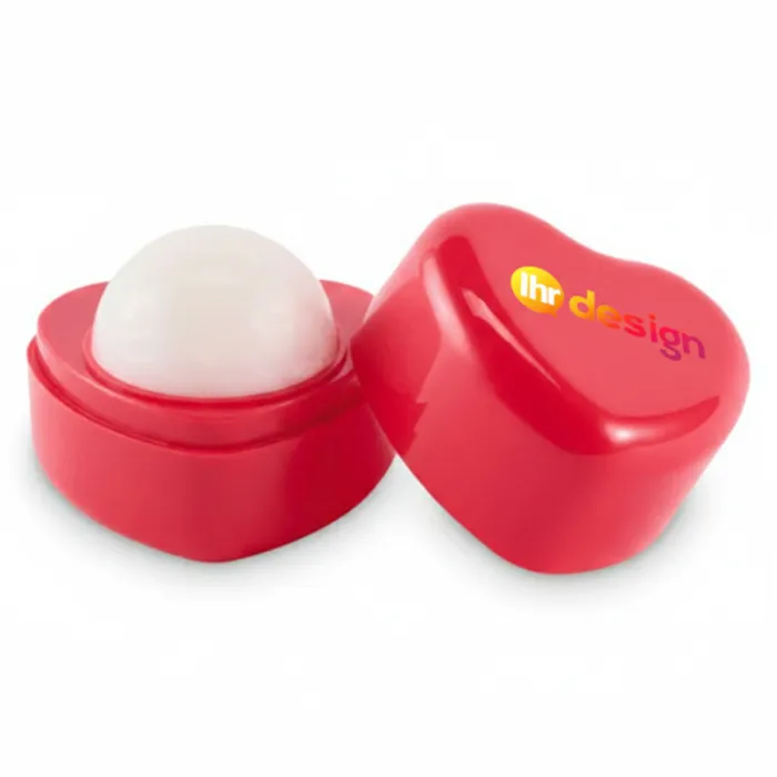 Veganer Werbe-Lippenbalsam SPF10 Vanille Herz - SWEET
