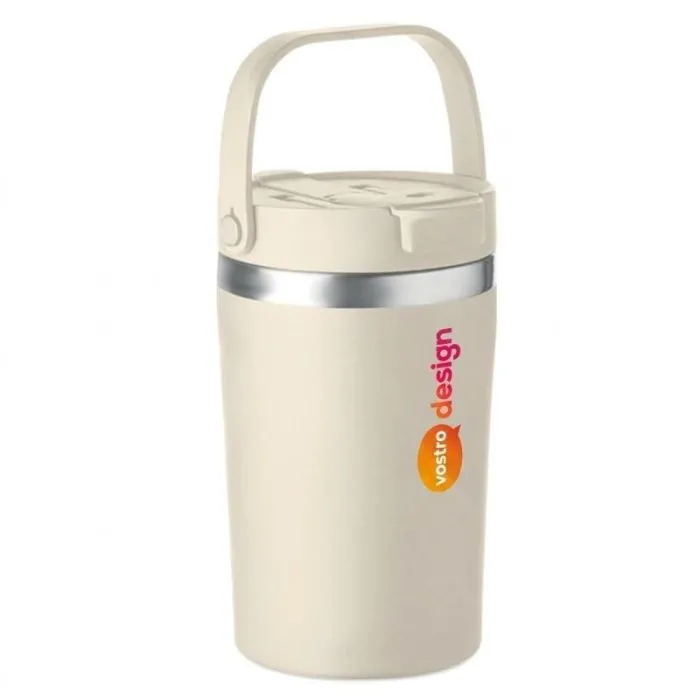 Bicchiere termico 350 ml personalizzabile in acciaio riciclato - COZYCUP