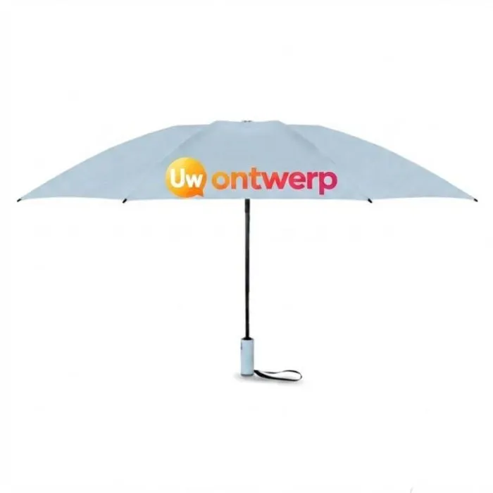 Compacte, automatische paraplu met 3 vouwen, personaliseerbaar - AGUMBE