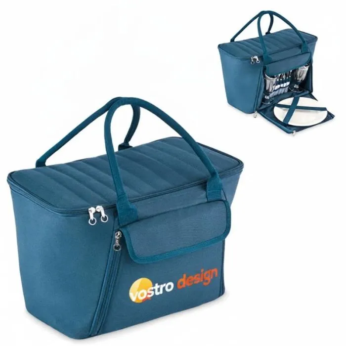 Borsa termica promozionale da picnic per 2 persone in RPET - FORUS