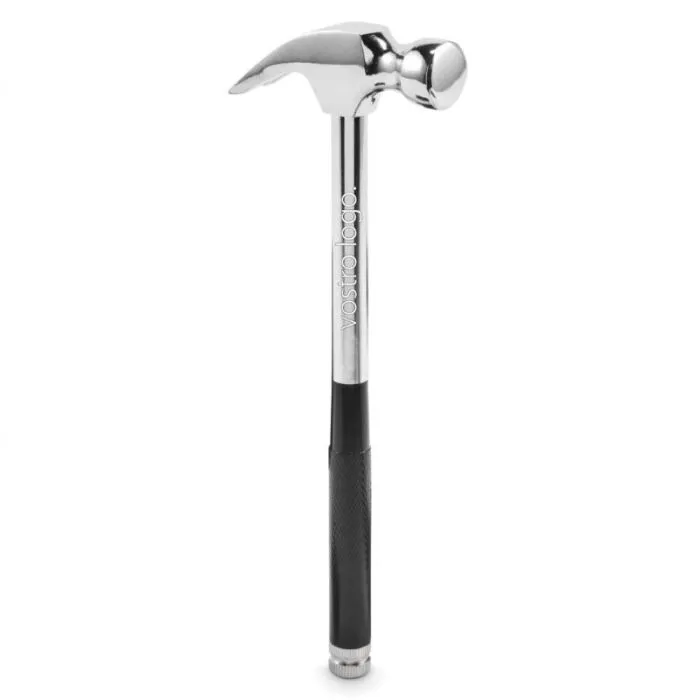 Martello pubblicitario 2 in 1 in acciaio al carbonio con cacciavite integrato - CLAW IT