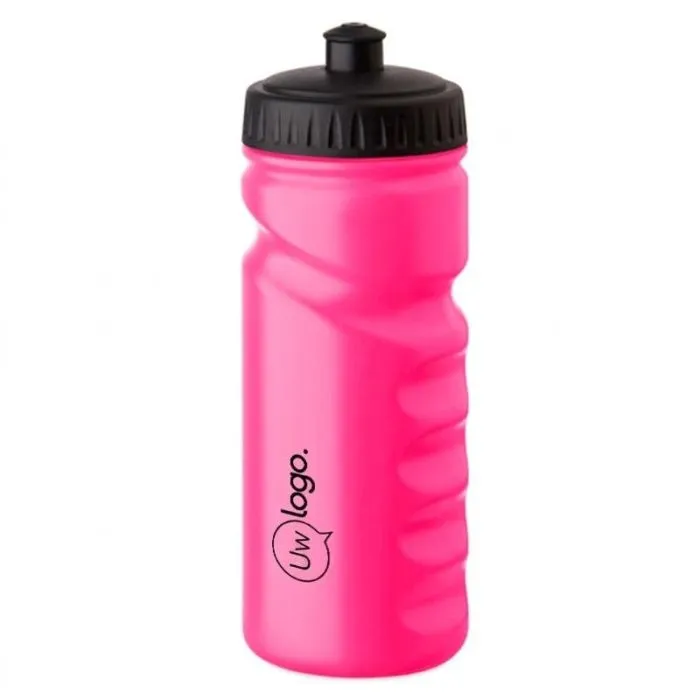 Lekvrije sportfles van 500 ml met personaliseerbaar handvat - SPOT FRESH