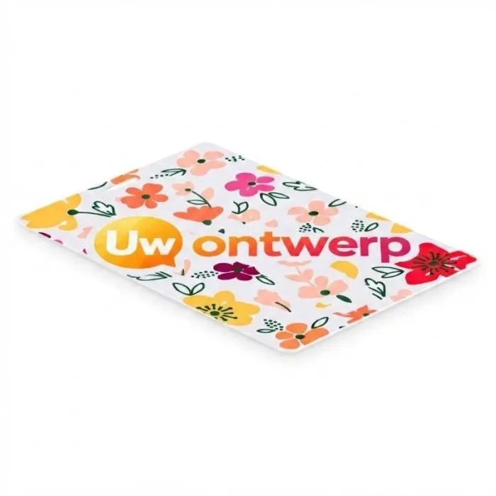 Badge 120 x 80 mm voor lanyard, horizontaal formaat, personaliseerbaar - BADLARGE