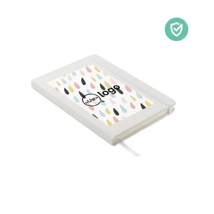 Gepersonaliseerd A5-notitieboekje met antibacteriële werking van ARCO CLEAN