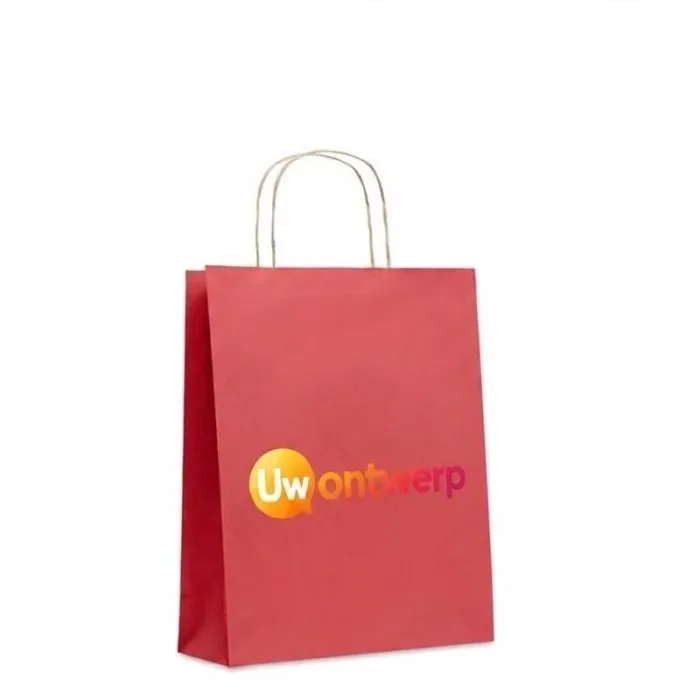 Personaliseerbare papieren tas, middelgroot formaat PAPER TONE M