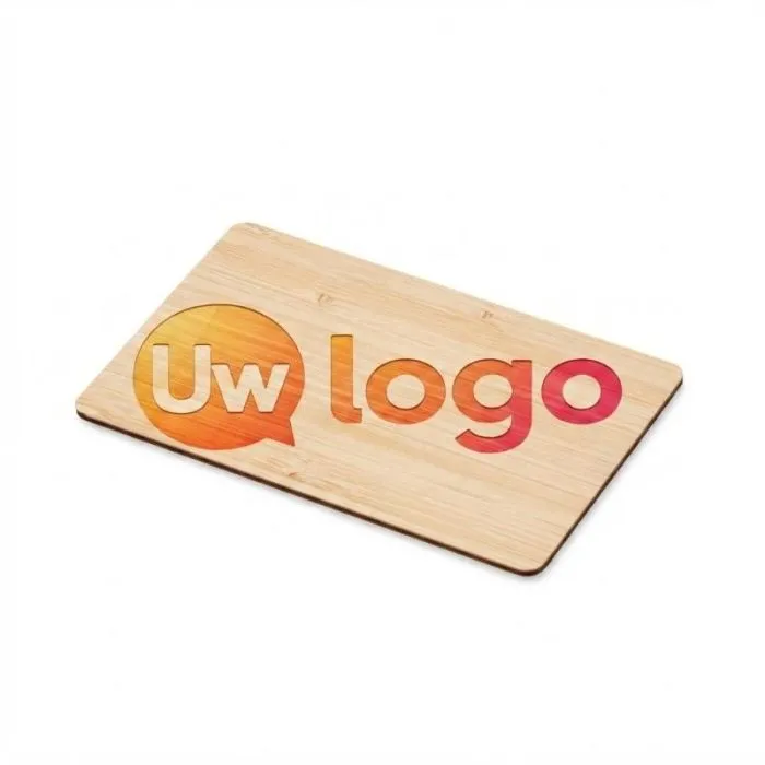 Reclame-RFID-kaart van bamboe - CUSTOS +