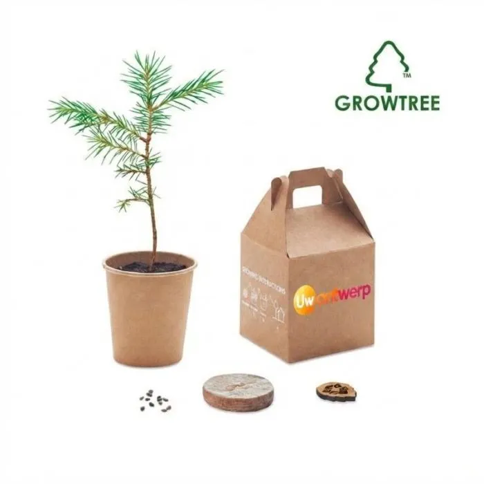 Reclameset om een dennenboom te planten - GROWTREE™