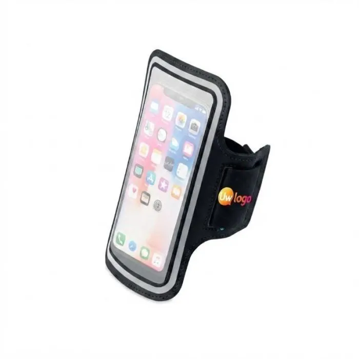 Grote reclame-etui van neopreen ARMPHONE +