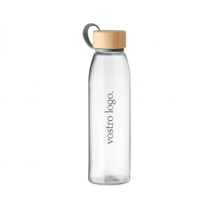 Borraccia personalizzata in vetro da 500 ml - FJORD WHITE