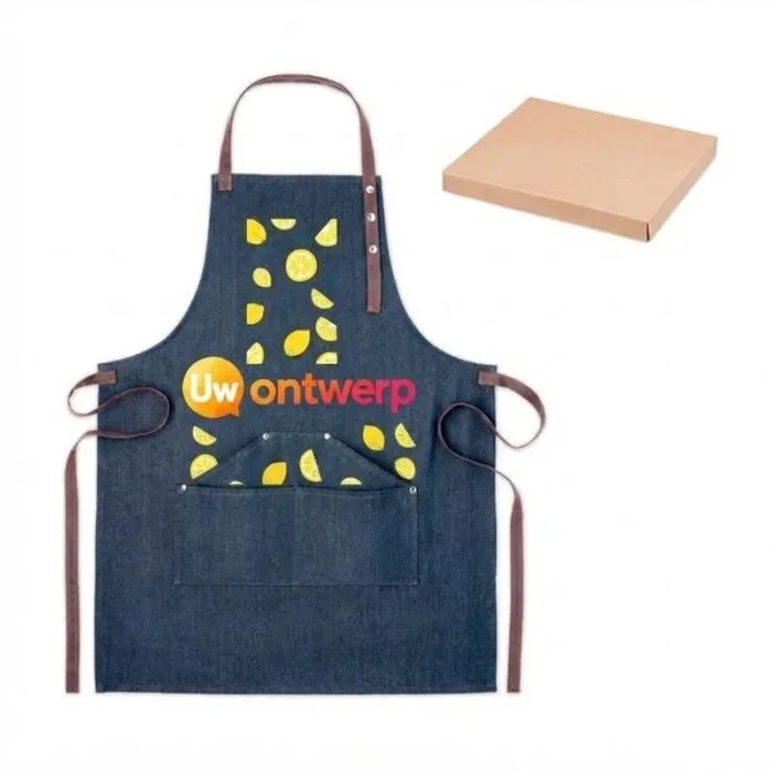 Reclame-schort van denim 240 gr/m² DENIPUR