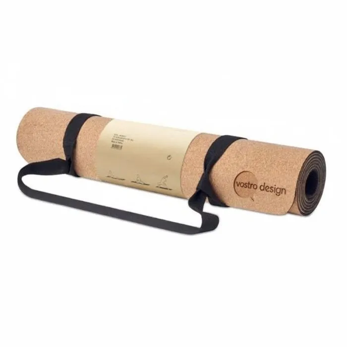 Tappetino da yoga promozionale in sughero SAVASANA
