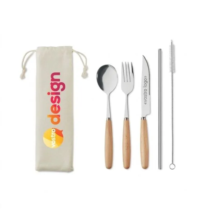 Posate personalizzate in acciaio inossidabile CUSTA SET