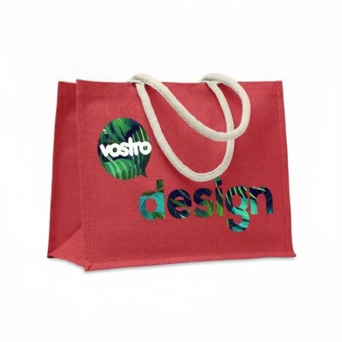 Borsa da spesa personalizzata in juta AURA