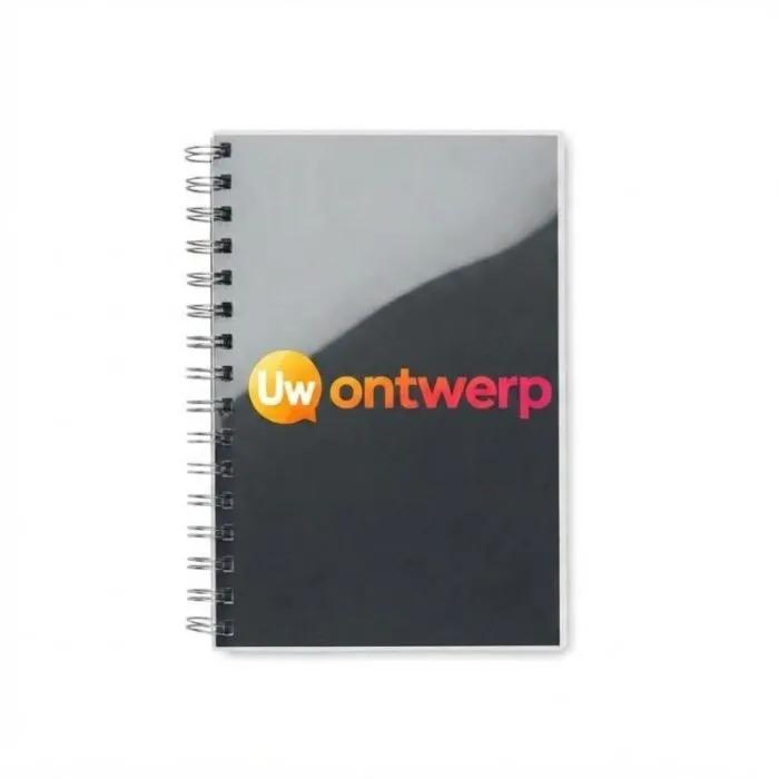 A5-notitieboekje met spiraalbinding voor reclamedoeleinden, gemaakt van RPET ANOTATE