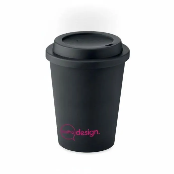 Bicchiere promozionale a doppia parete in PP da 300 ml NOLA