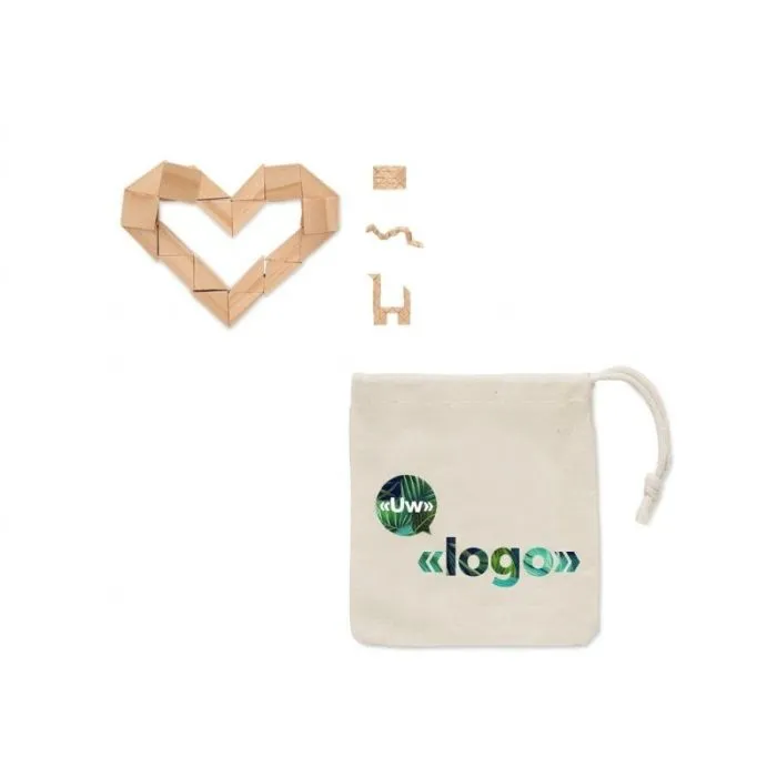 Houten reclamepuzzel STUKIE