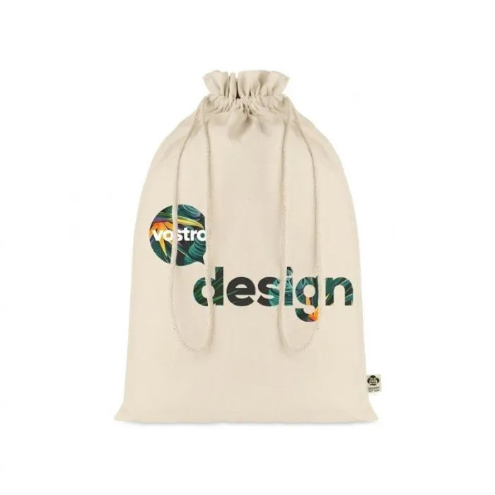 Borsa regalo promozionale in cotone biologico L AMBER LARGE