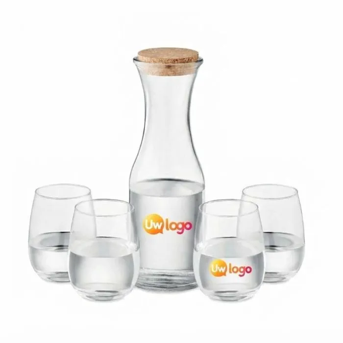 PICCADILLY-promotieset met glazen van gerecycled glas