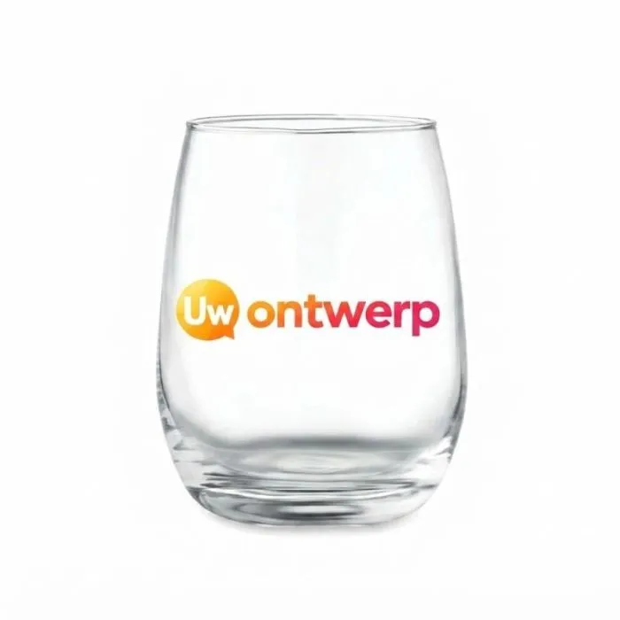 Gepersonaliseerd glas van gerecycled glas, 420 ml, DILLY