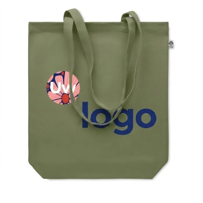 Gepersonaliseerde boodschappentas van canvas 270 gr/m COCO