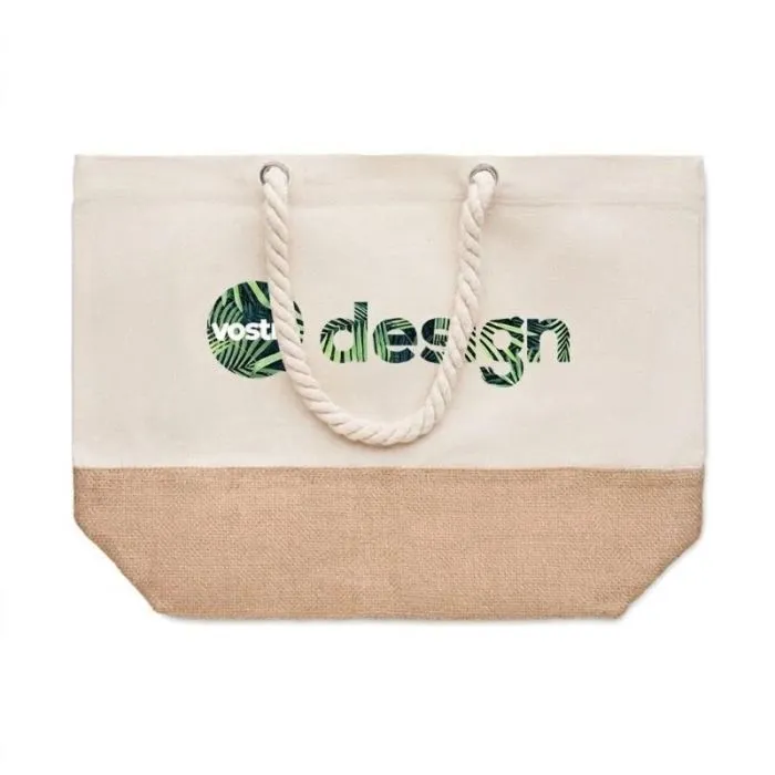 Borsa da spiaggia in tela da 280 gr/m PANTAI personalizzata