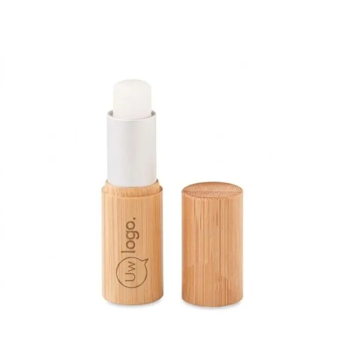 Lippenbalsem in een bamboe-tube als relatiegeschenk - GLOSS LUX