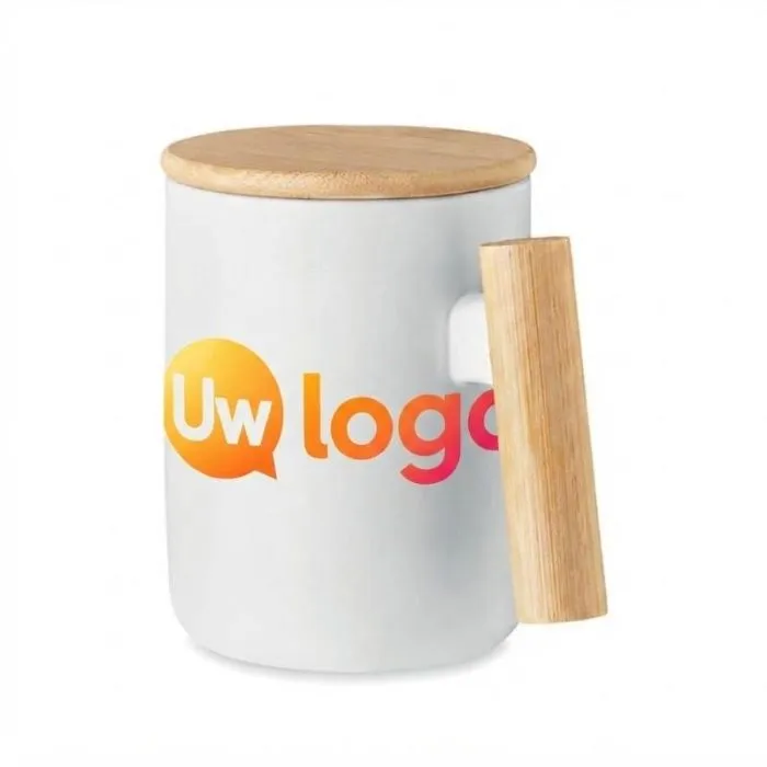 Gepersonaliseerde porseleinen mok van 380 ml - MAJEST
