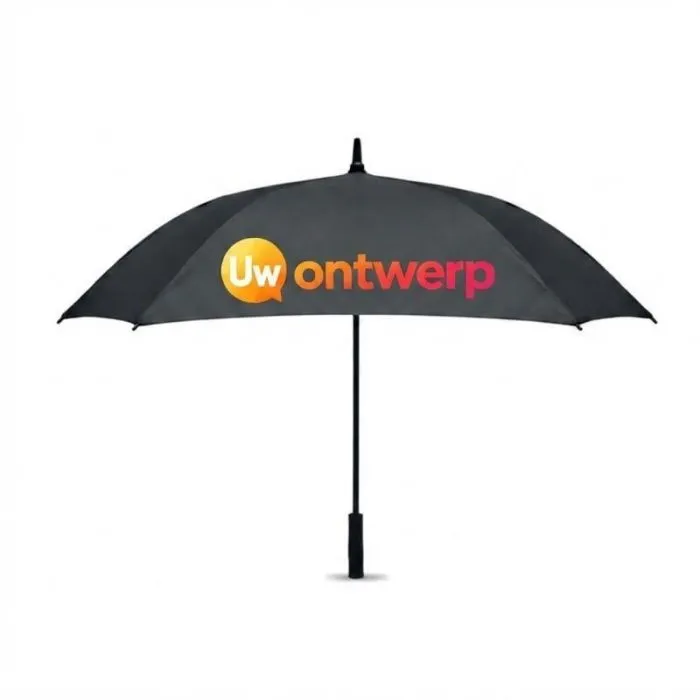 Vierkante stormparaplu van 27" met reclame - COLUMBUS