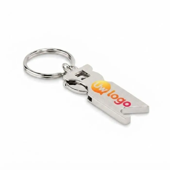 Promotionele sleutelhanger in de vorm van een euro-munt - TOKEU