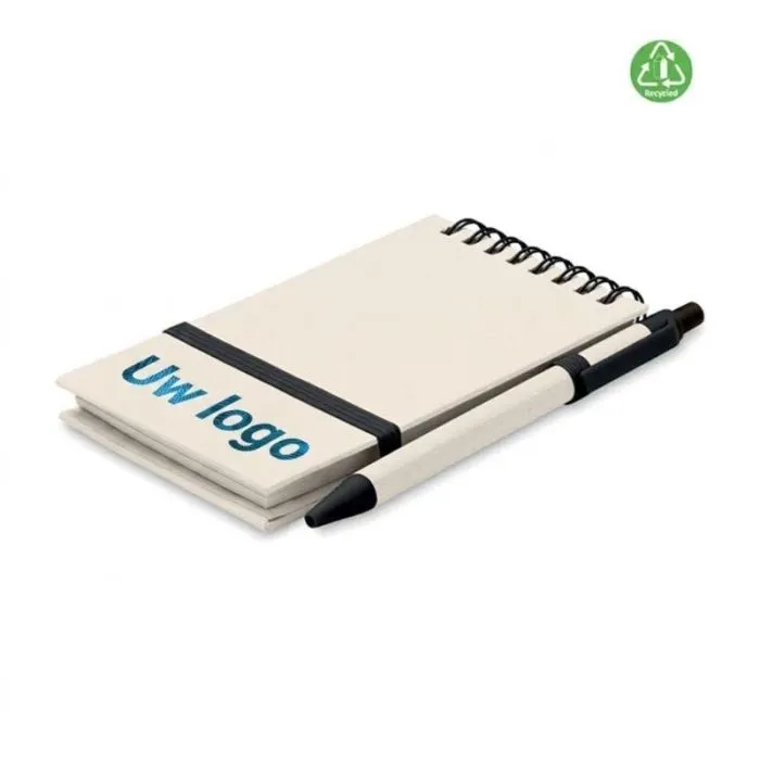 Gepersonaliseerd notitieboekje van gerecycled melkpak - MITO SET