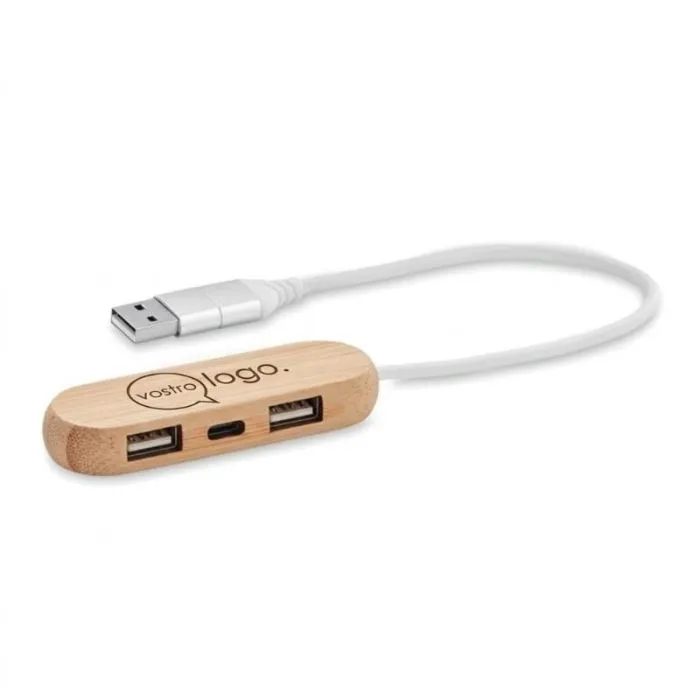 Hub USB pubblicitario a 3 porte - VINA C