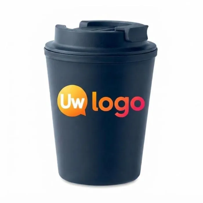 Recycled PP-beker van 300 ml voor reclamedoeleinden - TRIDUS
