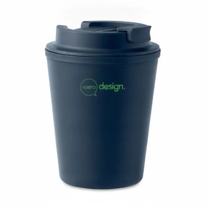 Bicchiere promozionale in PP riciclato da 300 ml - TRIDUS