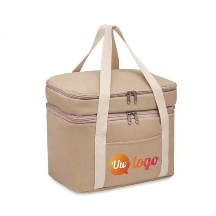 Isothermische tas van canvas 320 gr/m voor reclamedoeleinden - KECIL TOP