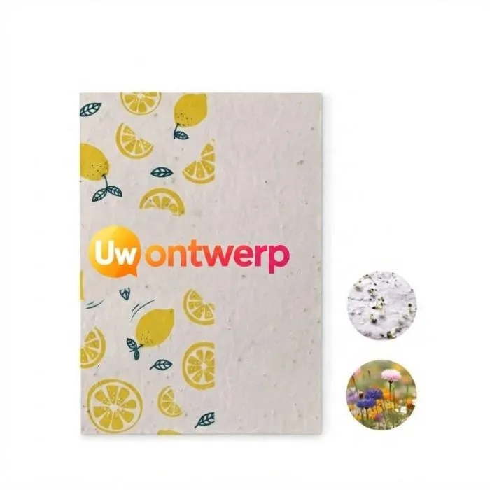 A5-papier met bloemzaadjes voor reclamedoeleinden - ASIDE