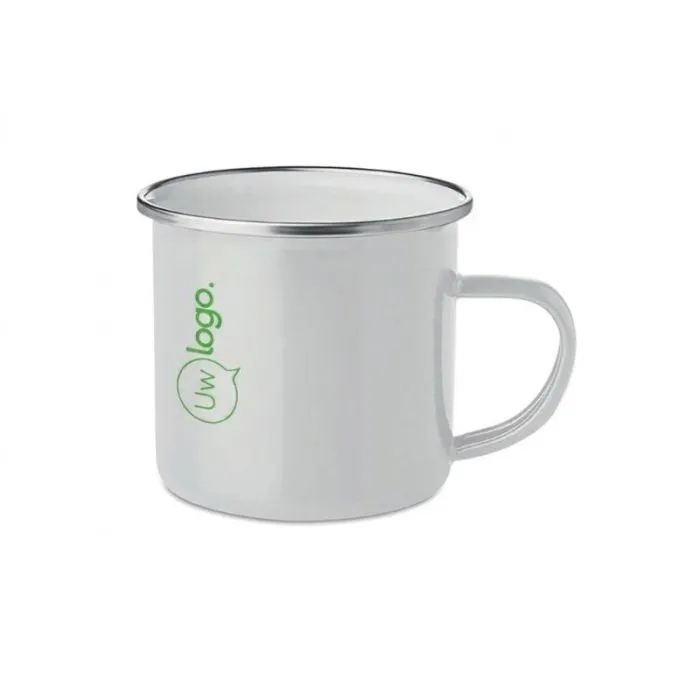 Geglazuurde mok voor sublimatie, gepersonaliseerd, 350 ml - PLATEADO