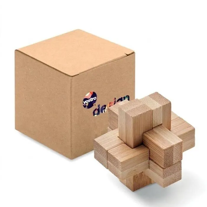 Puzzle pubblicitario in bambù - SQUARENATS