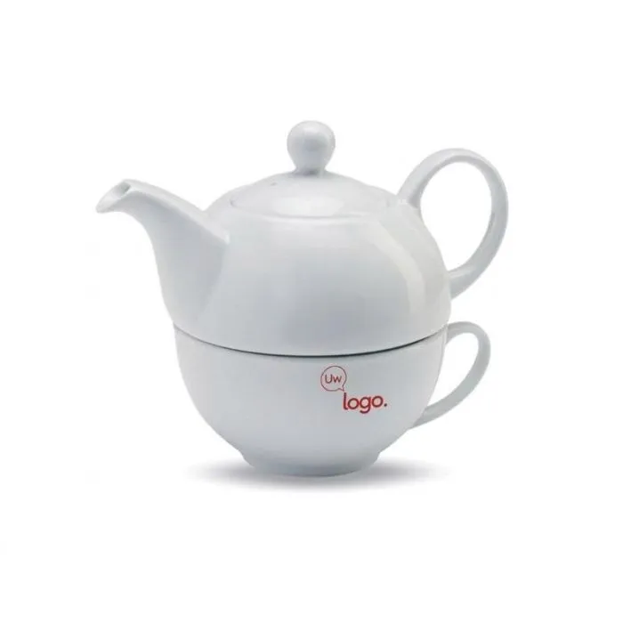 Gepersonaliseerde theepot en kopje 400 ml TEA TIME