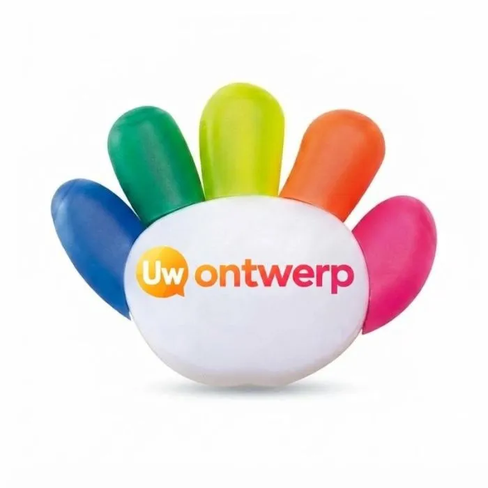 Gepersonaliseerde 5-kleurenmarkeerstift COLORE