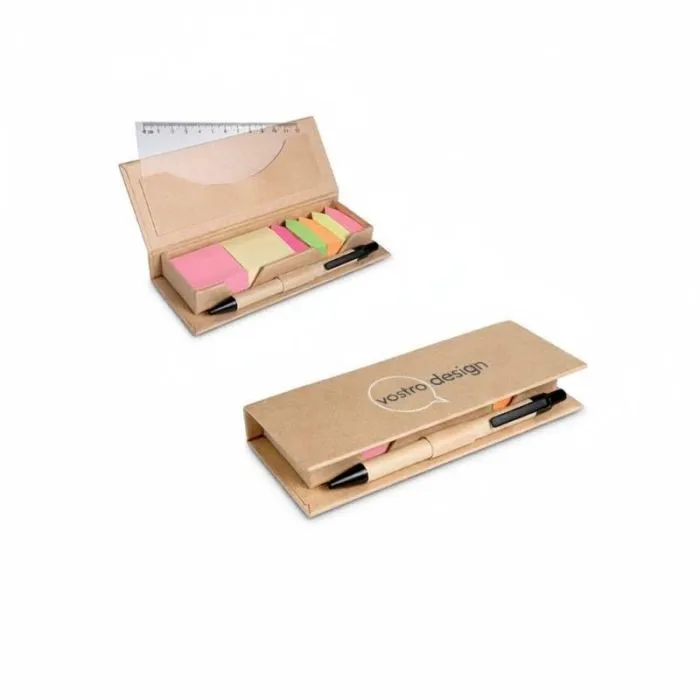 Set da scrivania, scatola di cartone promozionale STIBOX
